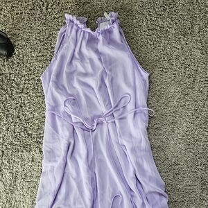 Pink Blush Lavender Maternity Dress